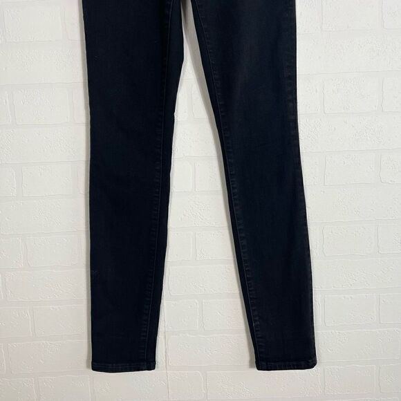 Madewell Women’s 9” Black High Rise Skinny Jeans size 25 - Picture 3 of 12